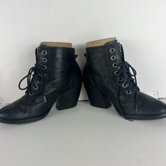 Amazon.com | KORK-EASE Women Kork-Ease Boots Size 8.5 40 Women’s Kalpana Black Leather Lace Up Ankle